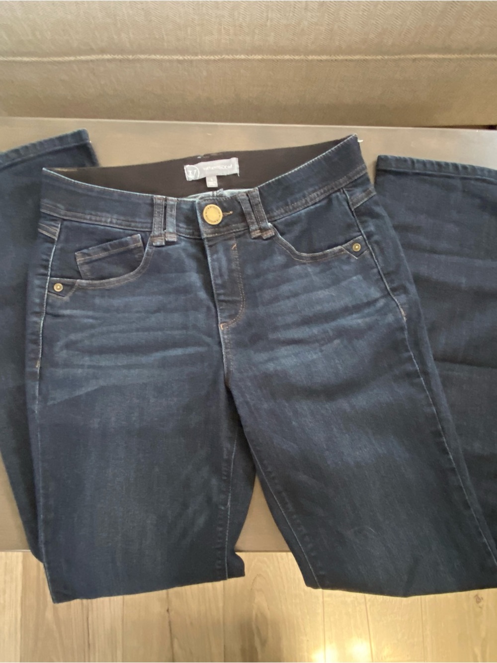 Wit & Wisdom Dark Blue Straight Leg Stretch Jeans